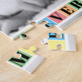 De beste Moederdag foto van moeder ooit Legpuzzel (Zijkant)