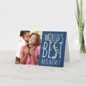 De beste Moederdag-fotokaart ter wereld Kaart (Voorkant)