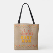 De beste moederdag van de moeder van de wereld tote bag (Achterkant)
