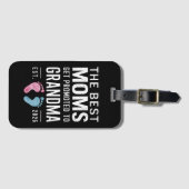 De beste moeders promoveren naar oma EST 2025 Bagagelabel (Voorkant (horizontaal))