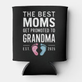 De beste moeders promoveren naar oma EST 2025 Blikjeskoeler (Voorkant)