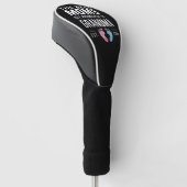 De beste moeders promoveren naar oma EST 2025 Golfheadcover (Schuin)