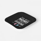 De beste moeders promoveren naar oma EST 2025 Papieren Bordje (Gebogen)