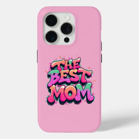 De beste moeders stijl graffiti Case-Mate iPhone case (Achterkant)