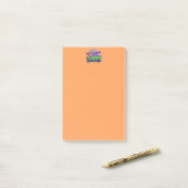 De beste moeders stijl graffiti post-it® notes (Op bureau)