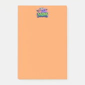 De beste moeders stijl graffiti post-it® notes (Voorkant)