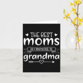 De Beste Moeders Worden Bevorderd Tot Oma Dames Mo Kaart (Gele Bloem)
