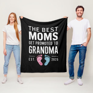 De Beste Moeders Worden Bevorderd Tot Oma Est 2025 Fleece Deken