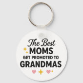 De beste moeders worden gepromoveerd tot oma's sleutelhanger (Achterkant)