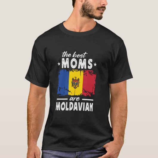 De Beste Moeders zijn Moldavisch Moederdag Moldavi T-shirt (Voorkant)