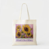 De beste moedertas van Sunflower World Tote Bag (Voorkant)