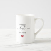 De beste mok van beenderporselein van de vader "es (Rechts)