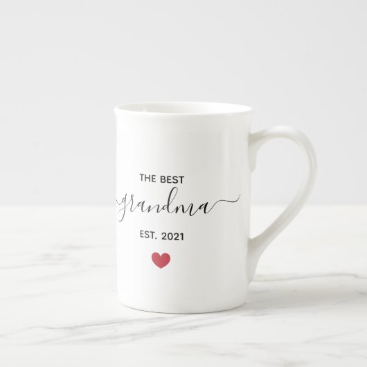 De beste mok van beenderporseleinen van de grootmo (Rechts)