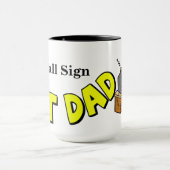 De beste Mok van de Radio Exploitant van de Vader (Midden)