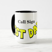 De beste Mok van de Radio Exploitant van de Vader (Voorkant links)