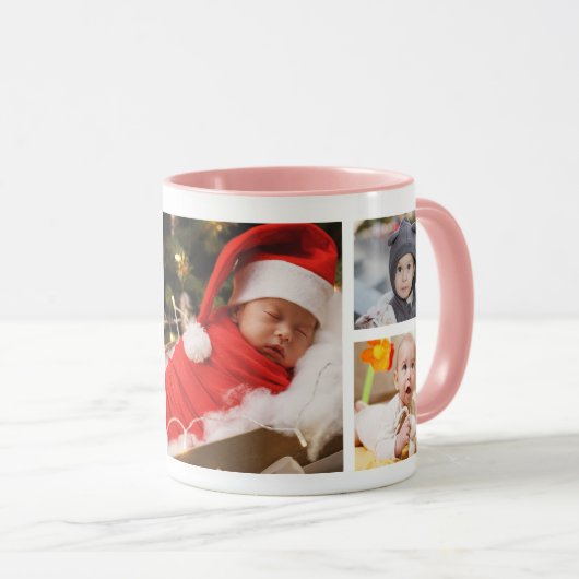 De beste Mok voor aangepaste fotocollage voor mama (Voorkant rechts)