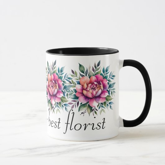 De beste Mok voor de beste bloemist (Rechts)