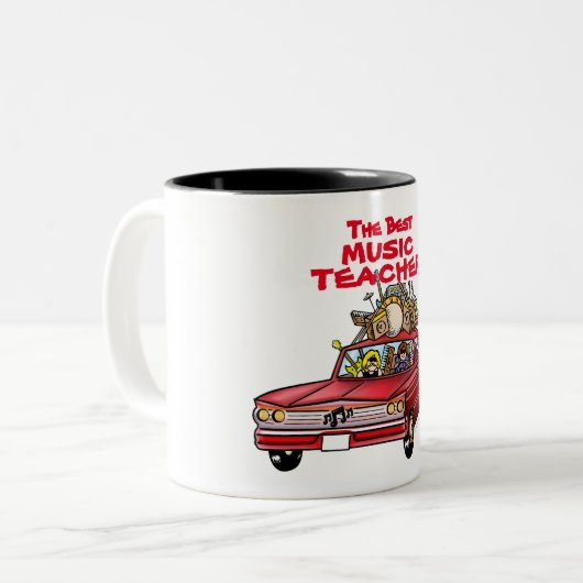 De beste Mok voor muziekleraren (Voorkant links)