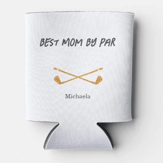 De beste Mom Glitter Golf Blikjeskoeler (Voorkant)