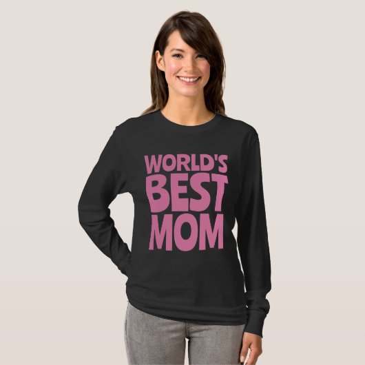 DE BESTE MOM T-SHIRTS-T - SHIRTS TER WERELD (Voorkant volledig)