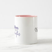 De beste momen worden gepromoot naar grootmoeder tweekleurige koffiemok (Center)