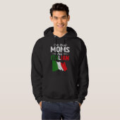 De beste momen zijn Italiaanse mam Hoodie (Voorkant volledig)