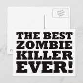 De beste Moordenaar van de Zombie ooit Briefkaart (Voorkant / Achterkant)