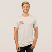 De Beste Motivator Is Jezelf Tri-Blend Shirt (Voorkant volledig)
