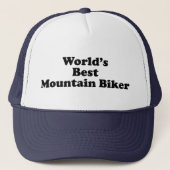 De beste mountainbiker ter wereld trucker pet (Voorkant)