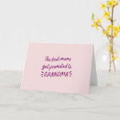 De beste muizen worden naar oma gepromoot kaart (Gele Bloem)