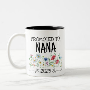 De beste Nana Get Promoted EST 2025 tweekleurige c Tweekleurige Koffiemok
