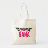 De beste nana ter wereld tote bag (Voorkant)