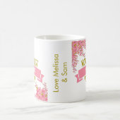 De beste Nanna  roze bloem ter wereld Koffiemok (Center)