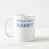De beste nanny ter wereld koffiemok (Links)