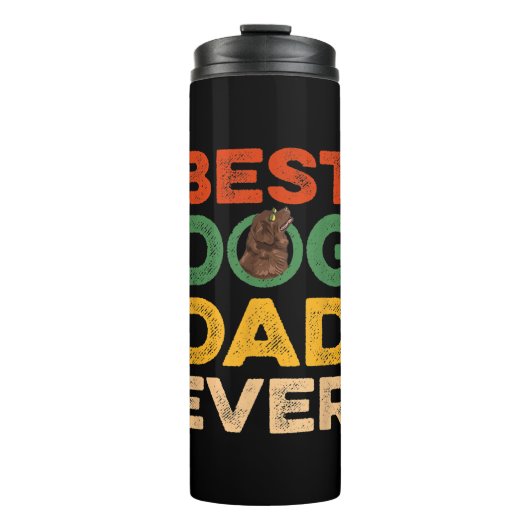 De beste neushondenvader ooit cadeautjes thermosbeker (Voorkant)