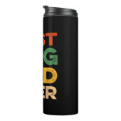 De beste neushondenvader ooit cadeautjes thermosbeker (Geroteerd rechts)