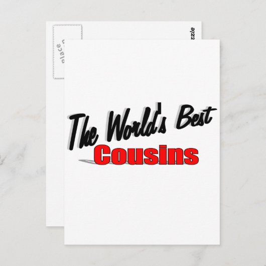 De beste neven ter wereld briefkaart (Voorkant / Achterkant)