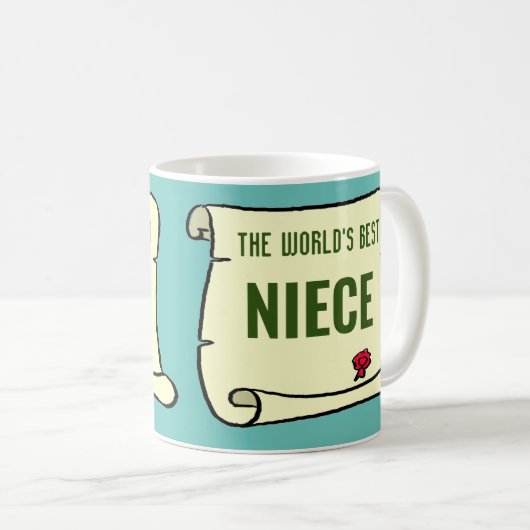 De beste nicht ter wereld. koffiemok (Voorkant rechts)