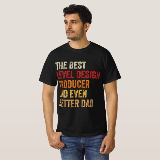 De beste niveau ontwerp producent en nog beter vad t-shirt (Voorkant volledig)