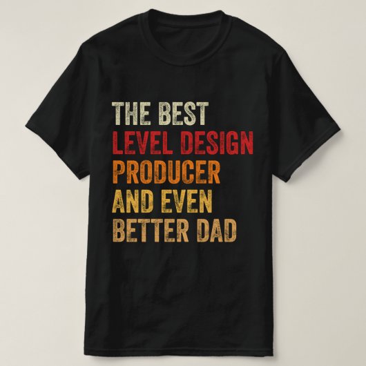 De beste niveau ontwerp producent en nog beter vad t-shirt (Design voorkant)