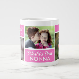 De beste Nonna Photo Collage Giant Coffee-Mok ter Grote Koffiekop