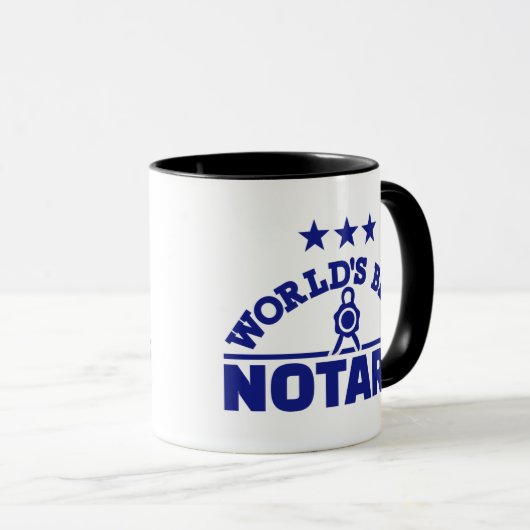 De beste notaris ter wereld mok (Voorkant rechts)