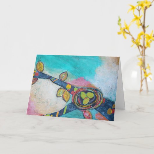 De beste notenkaart kaart (Gele Bloem)