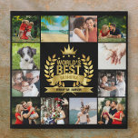 De beste oma fotocollage ter wereld imitatie canvas print<br><div class="desc">Pas je aan met 12 favoriete foto's voor je speciale,  favoriete grootmoeder,  oma,  oma,  Nan of Nanny om een unieke gave te creëer. Een perfecte manier om haar te shows hoe geweldig ze elke dag is. Ontworpen door: Thisnotme©</div>