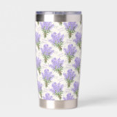 De Beste Oma Lavendel Bloemig RVS Geïsoleerde Drinkbeker (Achterkant)