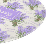 De Beste Oma Lavendel Persoonlijke Glas Snijplank (Hoek)