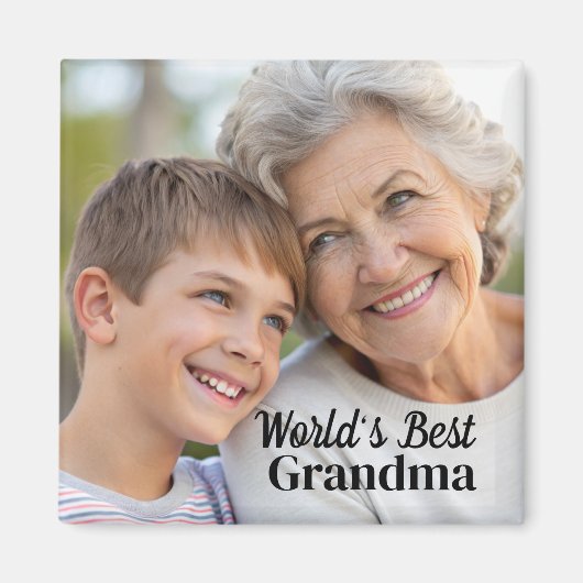 De beste oma magneet ter wereld (Voorkant)