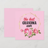 De beste oma ooit (Voorkant / Achterkant)