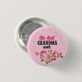 De beste oma ooit ronde button 3,2 cm (Voorkant /achterkant)