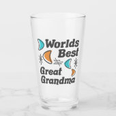 De beste Oma Retro Glas (Voorkant)